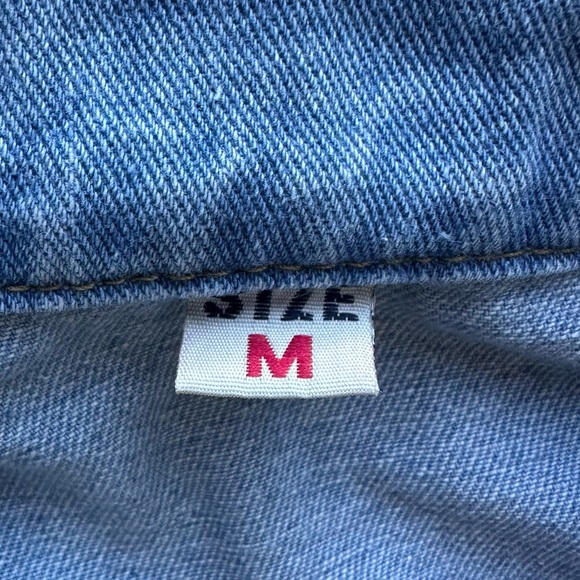 Distressed Denim Jacket - Menβs Medium - Picture 6 of 12